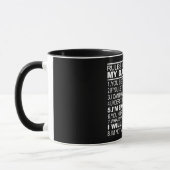 Regeln für die Verabred meiner Tochter Tasse (Links)