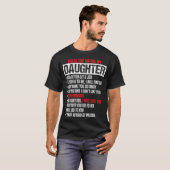 Regeln für die Verabred meiner TochterSchöne Tocht T-Shirt (Vorne ganz)