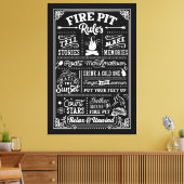 Regeln für Feuerlöschanlagen - beige Leinwanddruck (Insitu (Wohnzimmer))