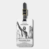 Regeln für Ingenieure Gepäckanhänger (Vorderseite vertikal)