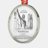 Regeln für Ingenieure Ornament Aus Metall (Links)