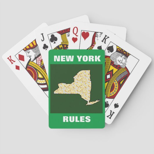 REGELN FÜR NEW YORK SPIELKARTEN (Rückseite)