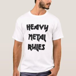Regeln für Schwermetalle T-Shirt