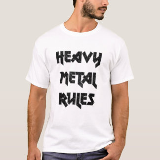Regeln für Schwermetalle T-Shirt