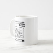 Regeln für verabredeten meine Tochter Kaffeetasse (Vorderseite Links)