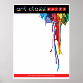 Regeln gestalten - Leere Plakate