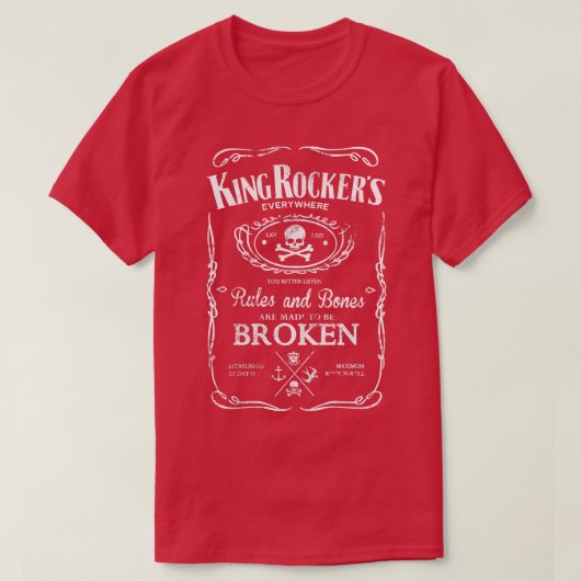Regeln Knochen T-Shirt (Design vorne)