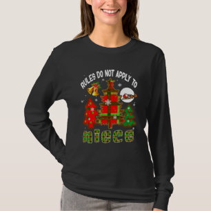 Regeln nicht für Nichte Sarkastisches Weihnachten T-Shirt