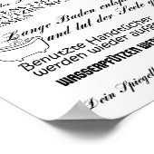 regeln - regeln fürs poster (Ecke)