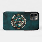 Regeln schützen dich vor dir selbst Teal Smoke Rea Case-Mate iPhone Hülle (Rückseite (Horizontal))