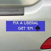 REGELN Sie ein LIBERALGET sie SPATEN Autoaufkleber (Auf Auto)