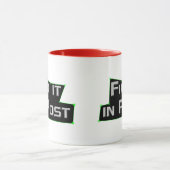 "Regeln Sie es im Posten" VFX Tasse (Zentrum)
