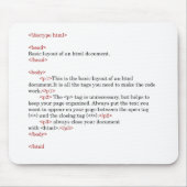 Regeln von HTML Mousepad (Vorne)