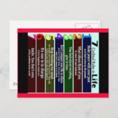 Regeln, Zitate, Sprichworte Postkarte (Vorne/Hinten)