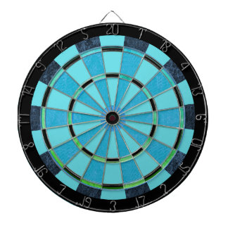Regelung für aquamarine schwarze Combo-Stacks Dartscheibe