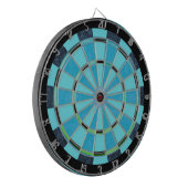 Regelung für aquamarine schwarze Combo-Stacks Dartscheibe (Vorderseite Links)