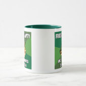 Regelwidriger Bachel Frosch-leerer Kühlschrank Tasse (Zentrum)