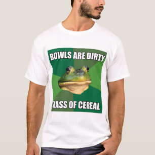 Regelwidriges Junggeselle-Frosch-Glas Getreide T-Shirt