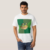 Regelwidriges Junggeselle-Frosch-Ratetier Meme T-Shirt (Vorne ganz)