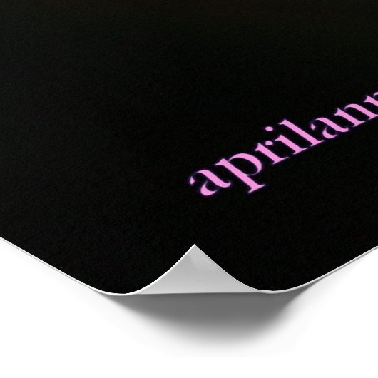 Regen am Morgen - Poster (Ecke)