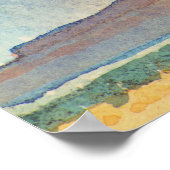 Regen auf dem Mesa, 1945 von Maynard Dixon Poster (Ecke)