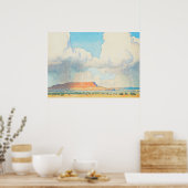 Regen auf dem Mesa, 1945 von Maynard Dixon Poster (Küche)