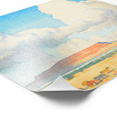 Regen auf dem Mesa von Maynard Dixon Fotodruck (Ecke)