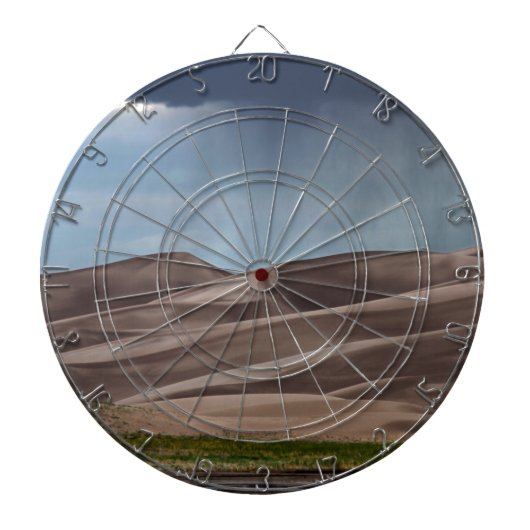 Regen auf den großen Sanddünen Dartscheibe (vorne)