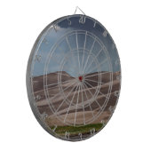 Regen auf den großen Sanddünen Dartscheibe (Vorderseite Links)