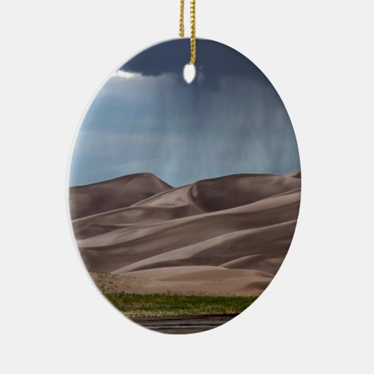 Regen auf den großen Sanddünen Keramikornament (Rechts)