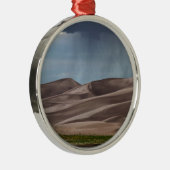 Regen auf den großen Sanddünen Ornament Aus Metall (Rechts)