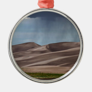Regen auf den großen Sanddünen Ornament Aus Metall
