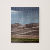 Regen auf den großen Sanddünen Puzzle (Vertikal)