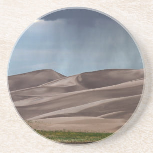 Regen auf den großen Sanddünen Untersetzer