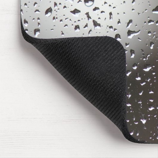 Regen auf einem Fenster Mousepad (Ecke)