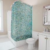 Regen auf einem See-Küstenduschvorhang-Bad Juul Duschvorhang (Beispiel)