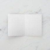 Regen auf Glas und Rote Tulpen Karte (Innenseite)