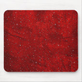 Regen auf Red Leather Mouse Pad Mousepad (Vorne)