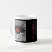 Regen aus der Dunkelheit Kaffeetasse (Vorderseite Links)