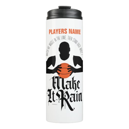 Regen (Basketball) Thermosbecher (Vorderseite)