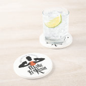 Regen (Basketball) Untersetzer (Seite)