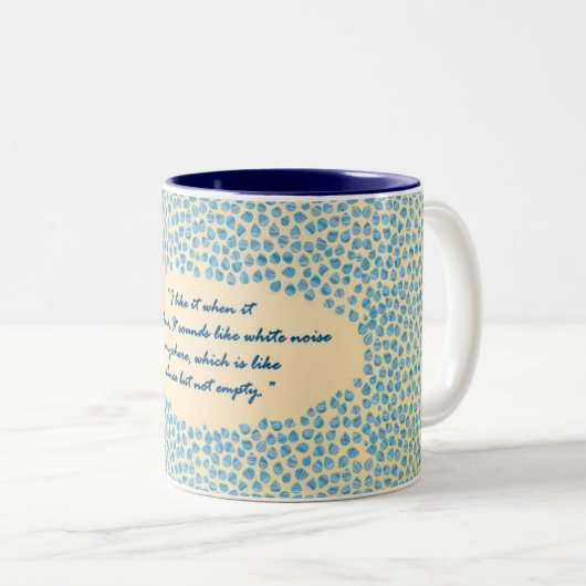 Regen-Becher Meraki Geschäft Zweifarbige Tasse (VorderseiteRechts)