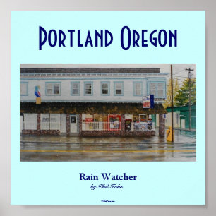 Regen-Beobachterplakat Poster