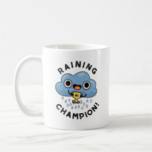 Regen Champ Funny Weather Rain Cloud Puff Kaffeetasse