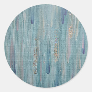 Regen Christliche Prophetie Art Aufkleber Aqua