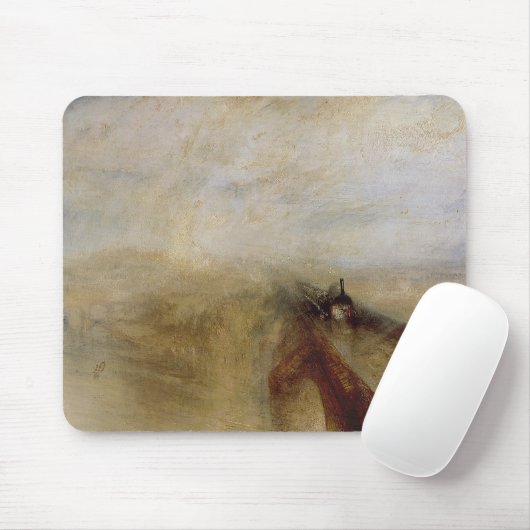 Regen-Dampf Josephs Mallord William Turner | und Mousepad (Mit Mouse)