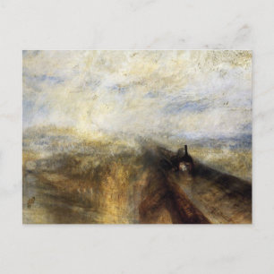 Regen, Dampf und Geschwindigkeit von JMW Turner Postkarte