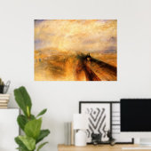 Regen, Dampf und Speed Canvas Print Poster (Heimbüro)