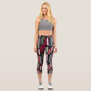 Regen der Farben 3 Capri Leggings