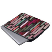 Regen der Farben 3 Laptopschutzhülle (Vorne Knopf)